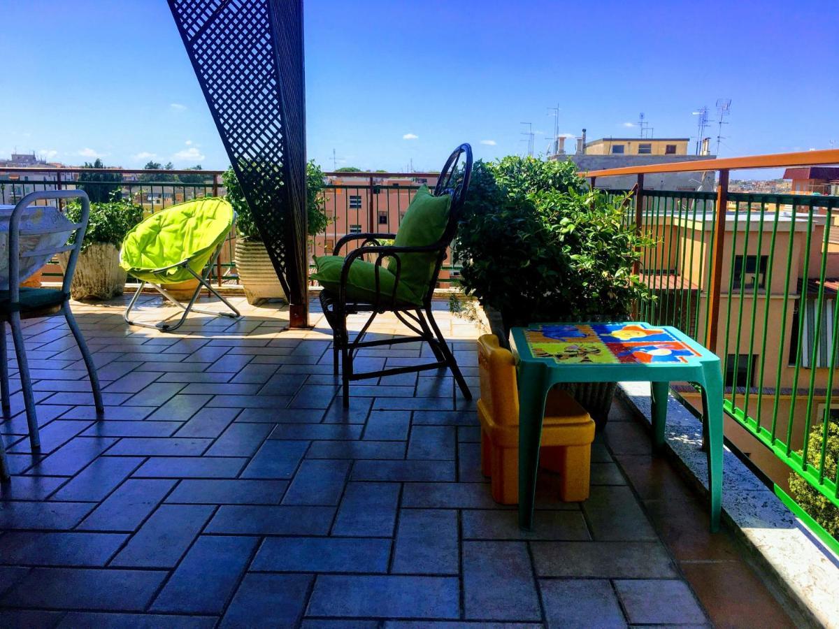 Panoramic And Bright Penthouse Is Waiting For You Apartment Rome Luaran gambar